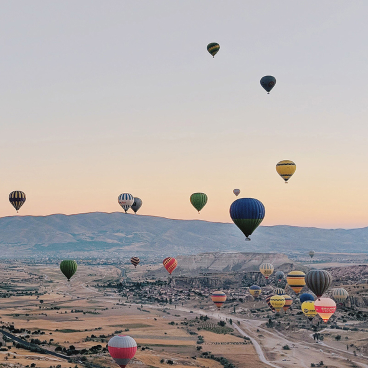 Hot air balloons