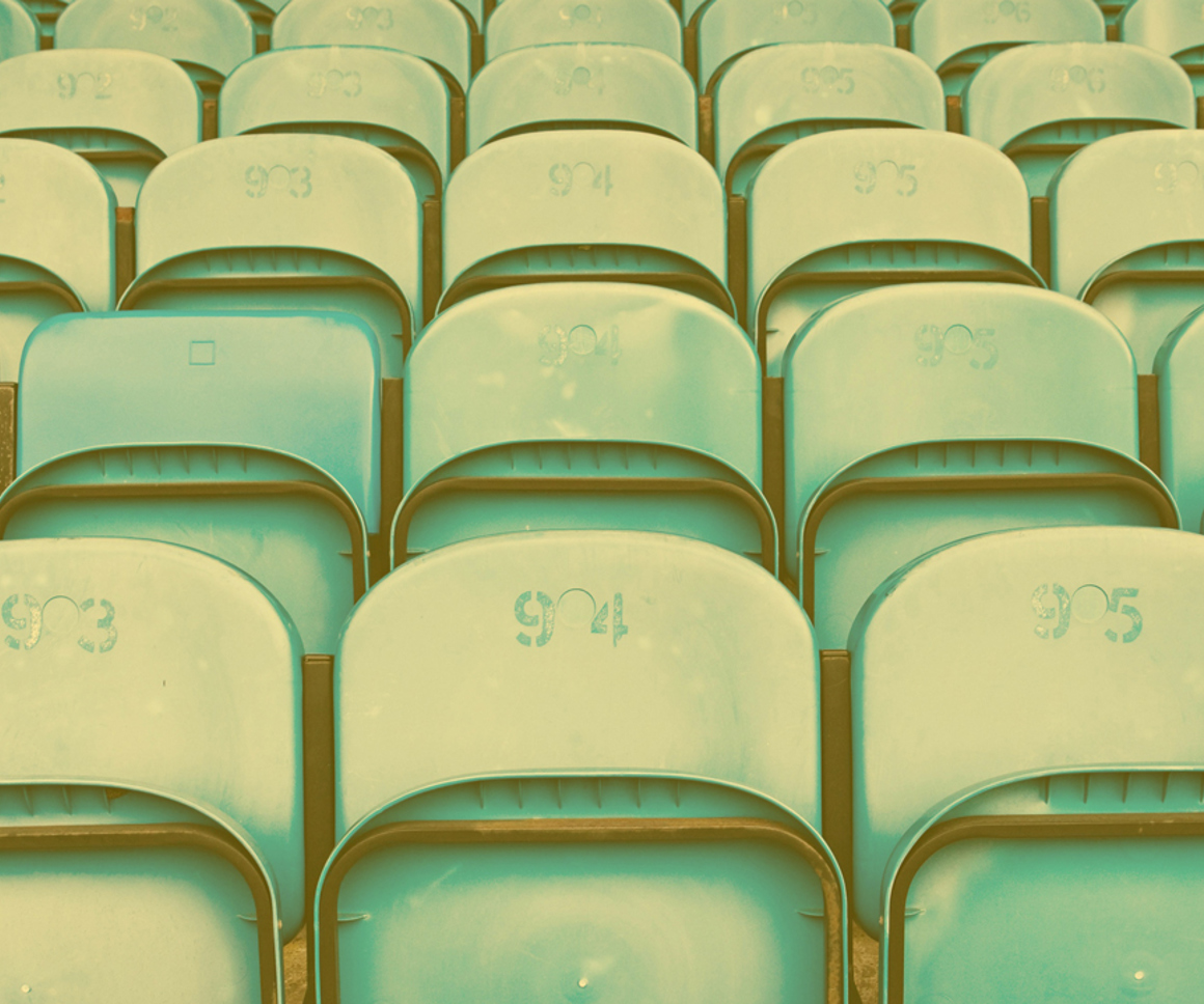 Seating at a stadium