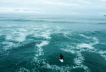 Surfer on the sea