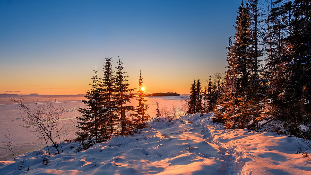 Snowy Sunrise