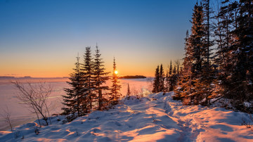Snowy Sunrise