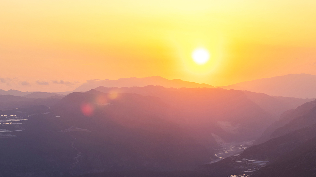 Sunrise Over Valley