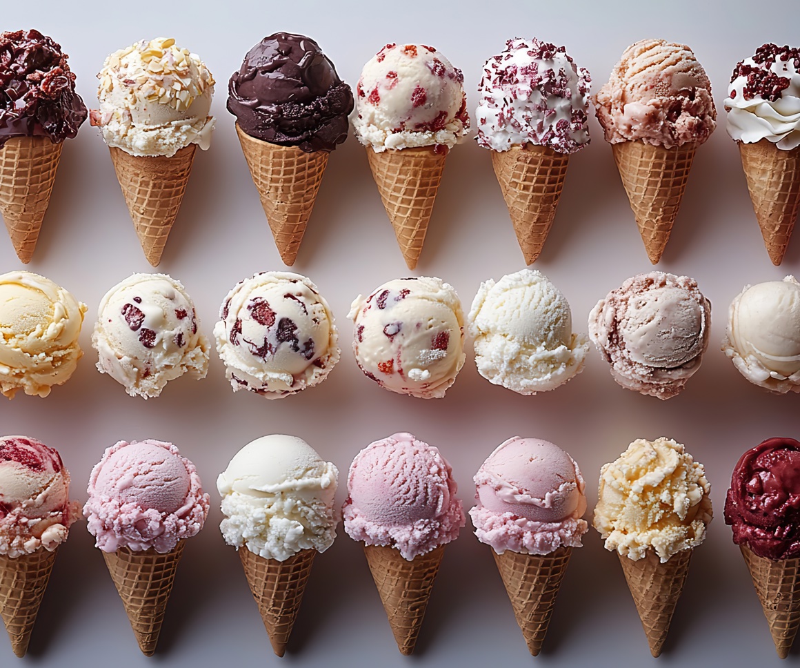 Ice cream varieties