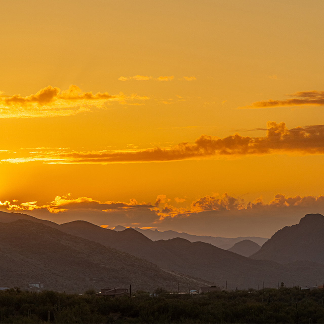 National Park And Sunrise