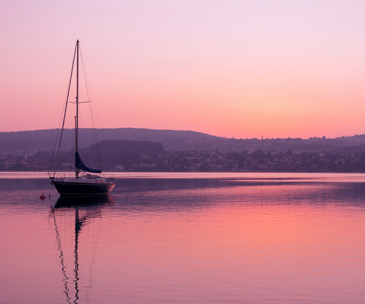 Boat on a lake
