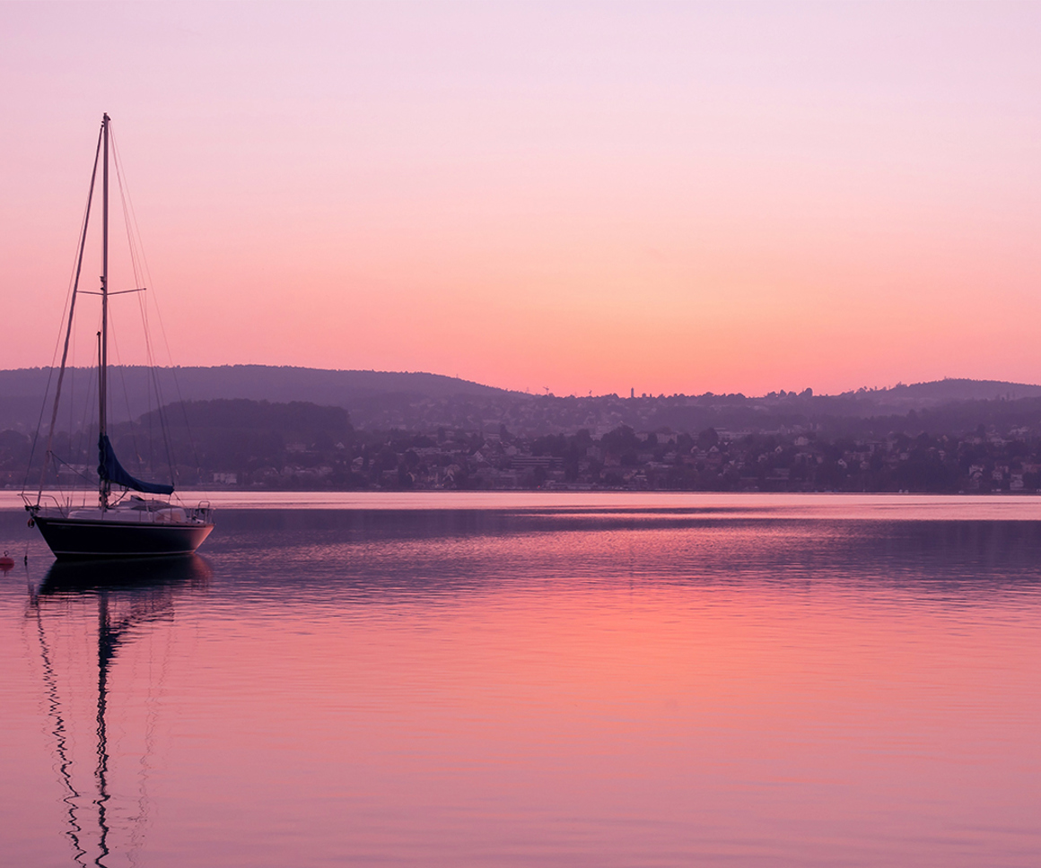 Boat on a lake