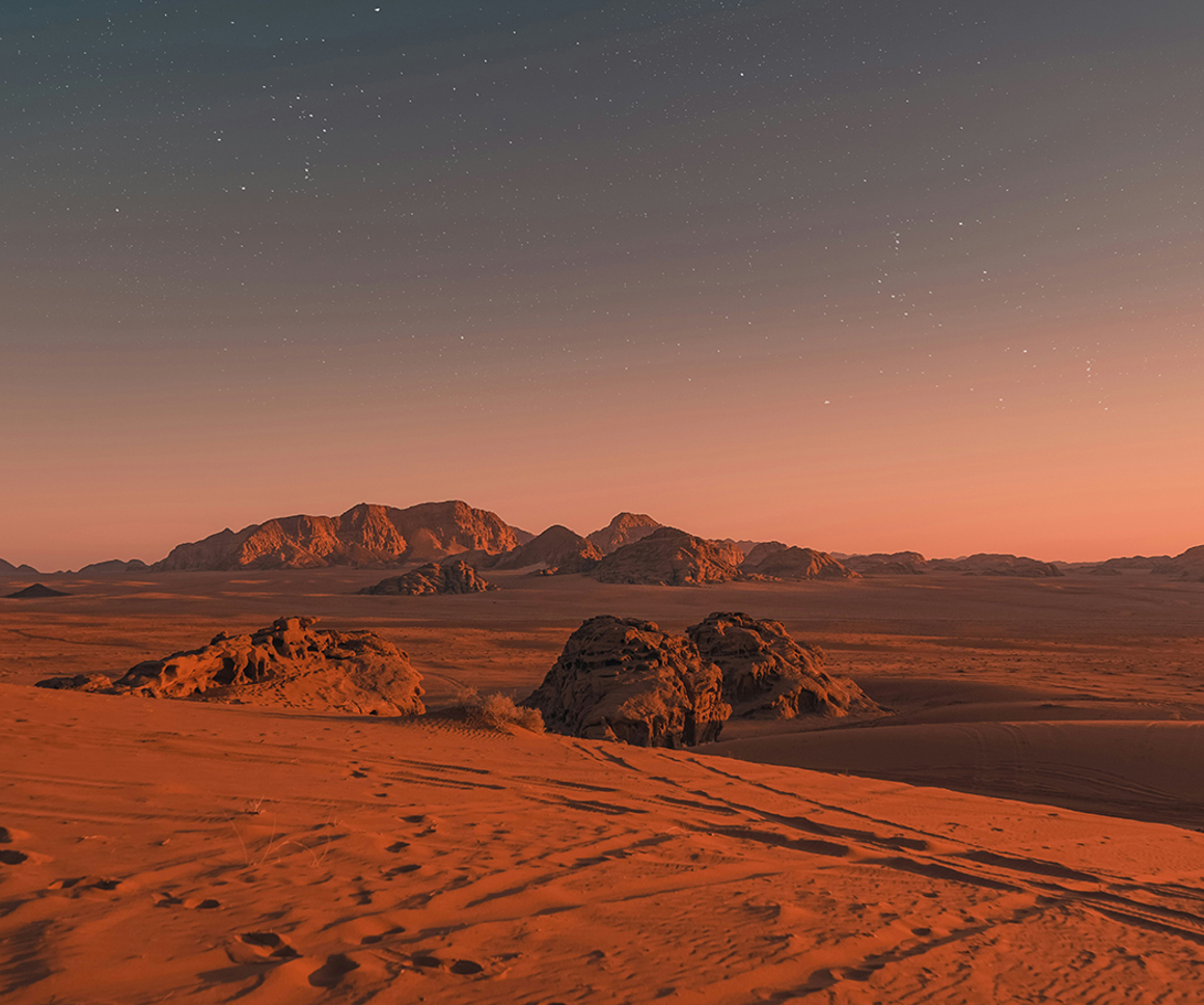 Rocky desert