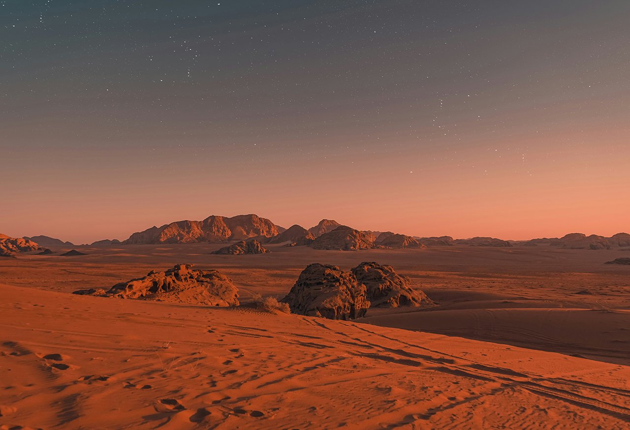Rocky desert