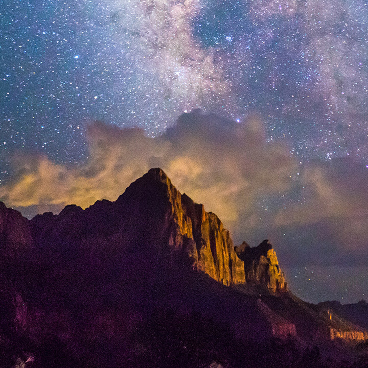 Canyon at night