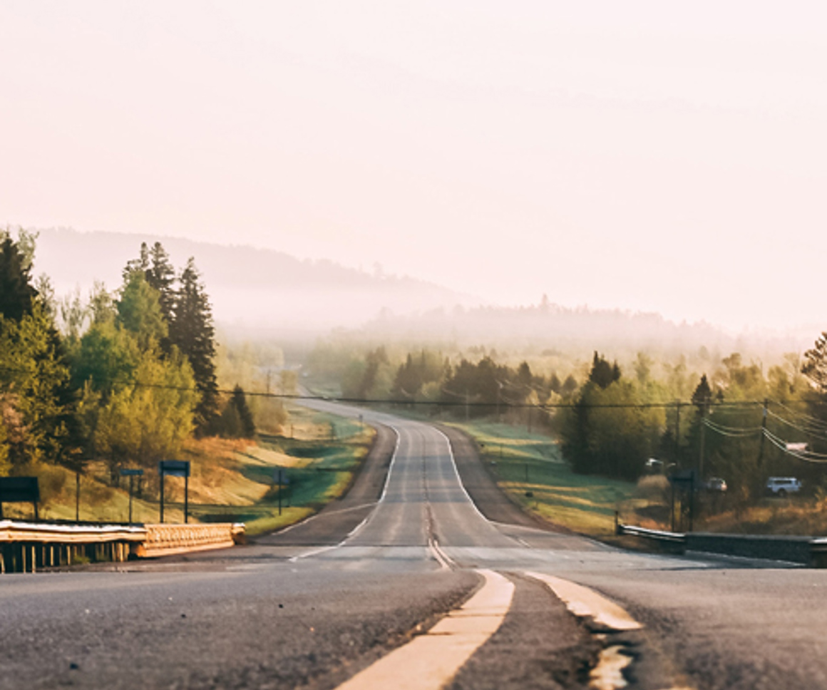 Road going into the distance