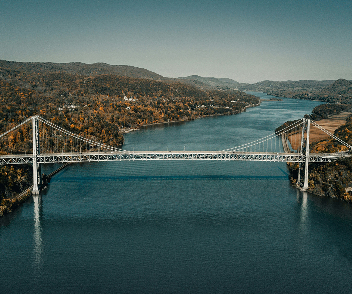 Bridge crossing a river