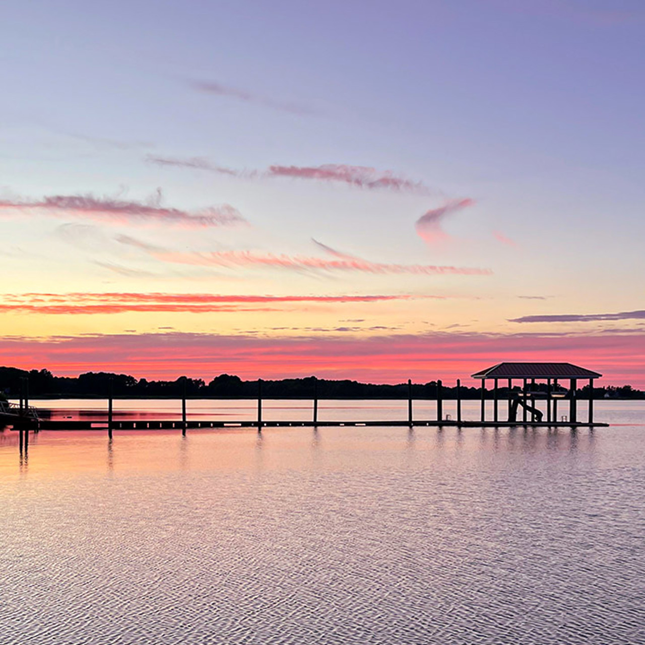 Fishing Pier At Sunset 