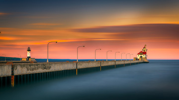 Pier at sunset