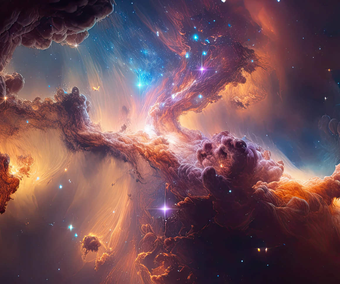Abstract galaxy