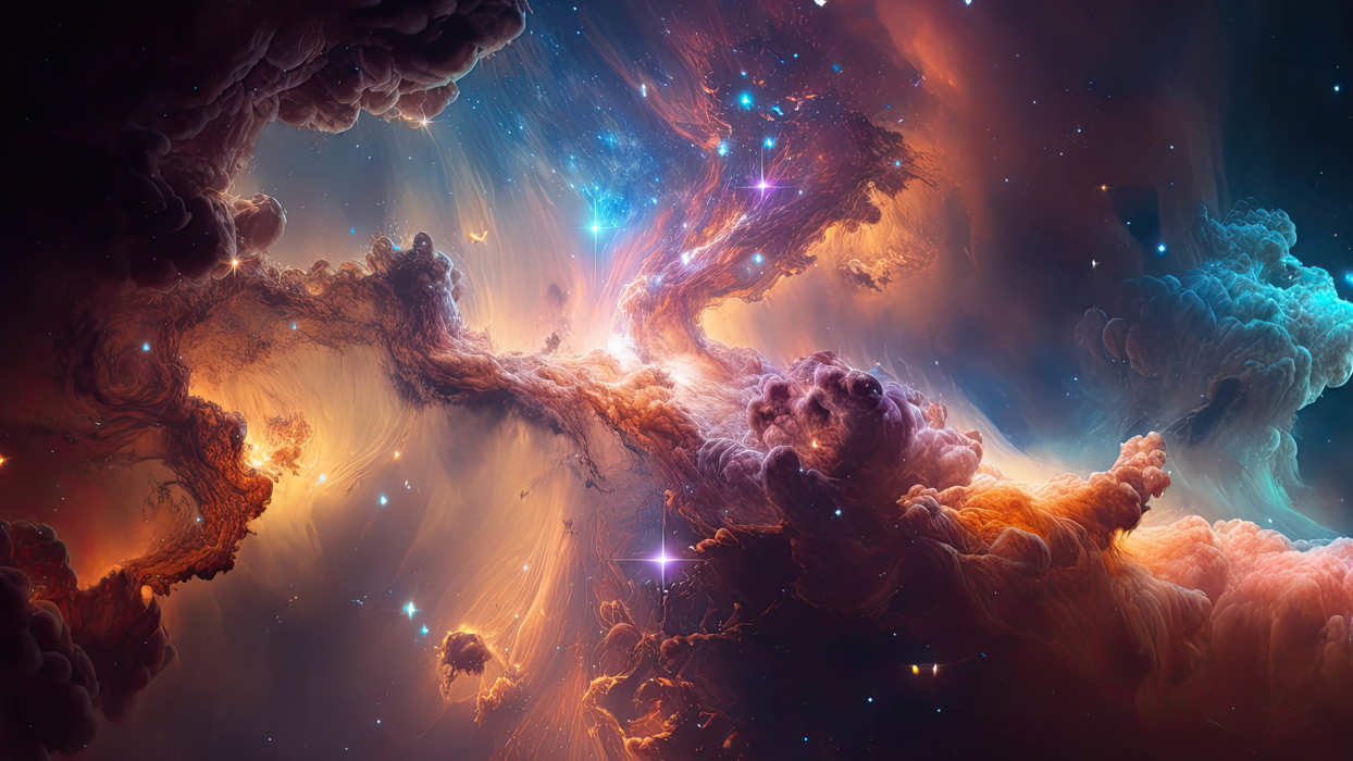 Abstract galaxy