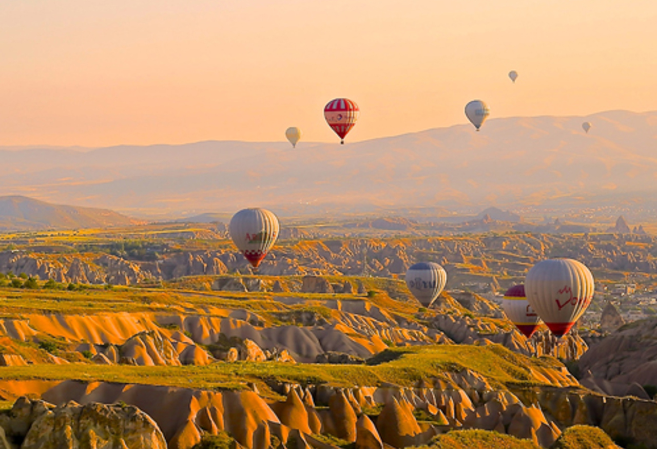 Hot air balloons